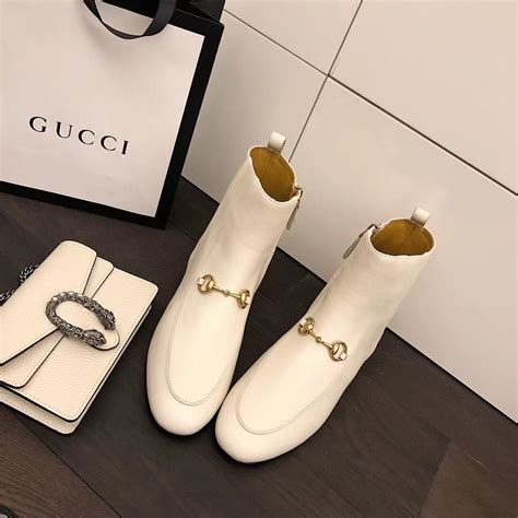 gucci leather ankle boot with wool|Gucci jordaan leather ankle boots.